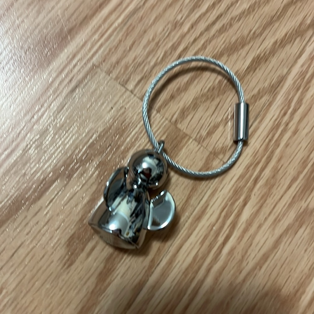 Silver Angel Charm Keychain - Picture 7 of 7